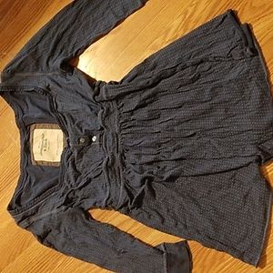 Abercrombie & Fitch baby doll tee, size Medium, Blue